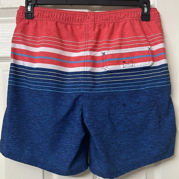 Vineyard Vines Men’s Red White Blue Swim Trunks Size Small - Picture 4 of 11